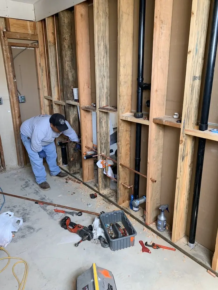 Commercial rough-in plumbing for Gas Line Repair in Suncreek